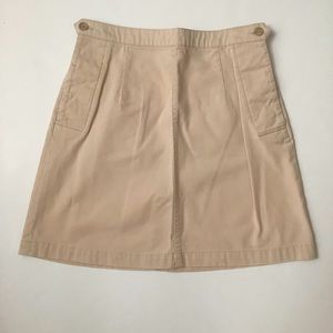 Limited khaki chino skirt
